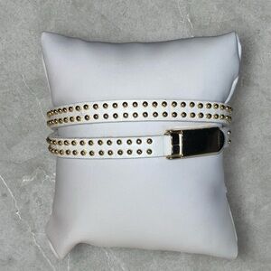 White and Gold Wrap Bracelet ~ NWOT